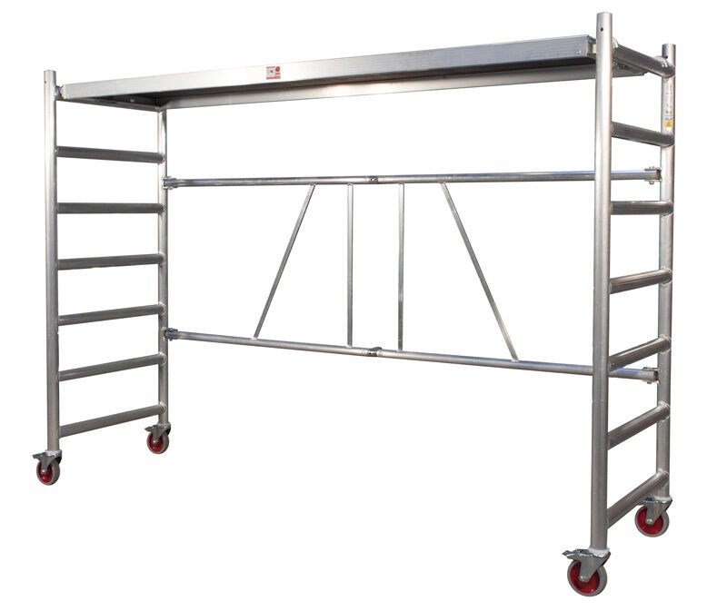 Jumbo Proff foldestillads på hjul - 250x74