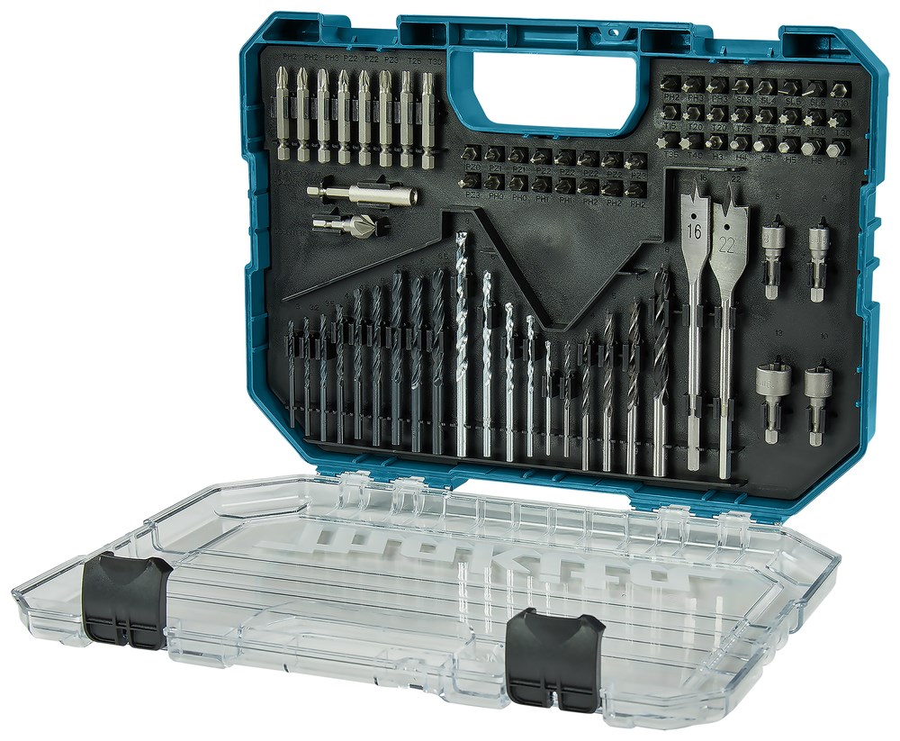 Makita E-15126 Bor-/bitssæt med 75 dele