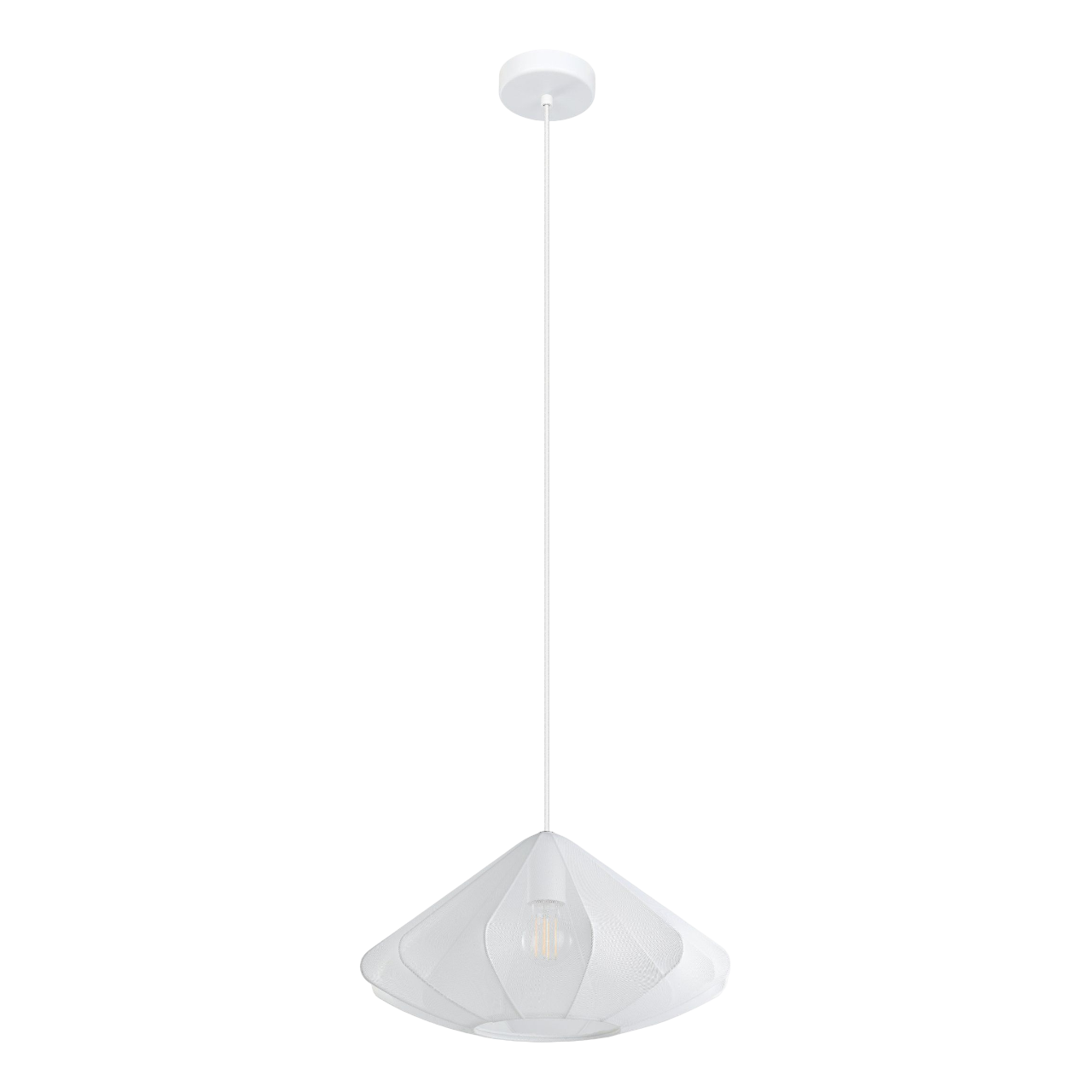 EGLO Dolwen Pendel i hvid Ø42,5 cm
