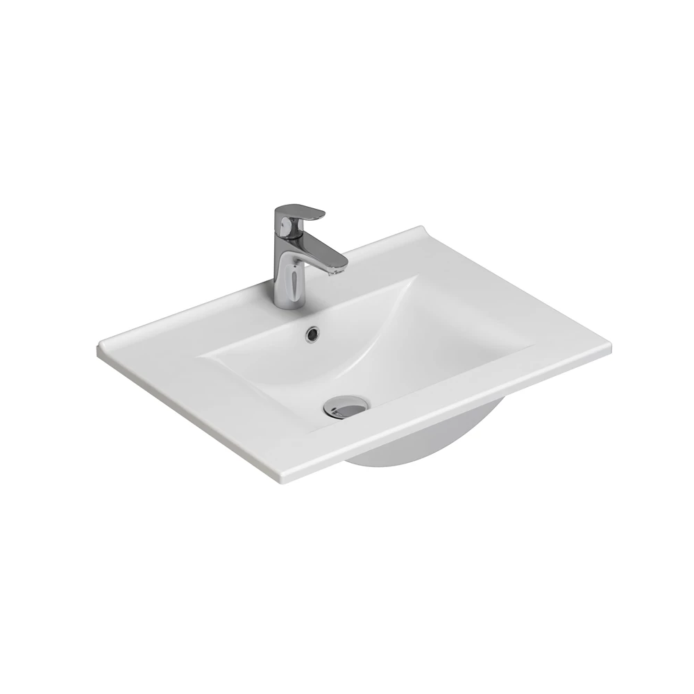 Scanbad Multo+ Amber håndvask 60 cm porcelæn hvid
