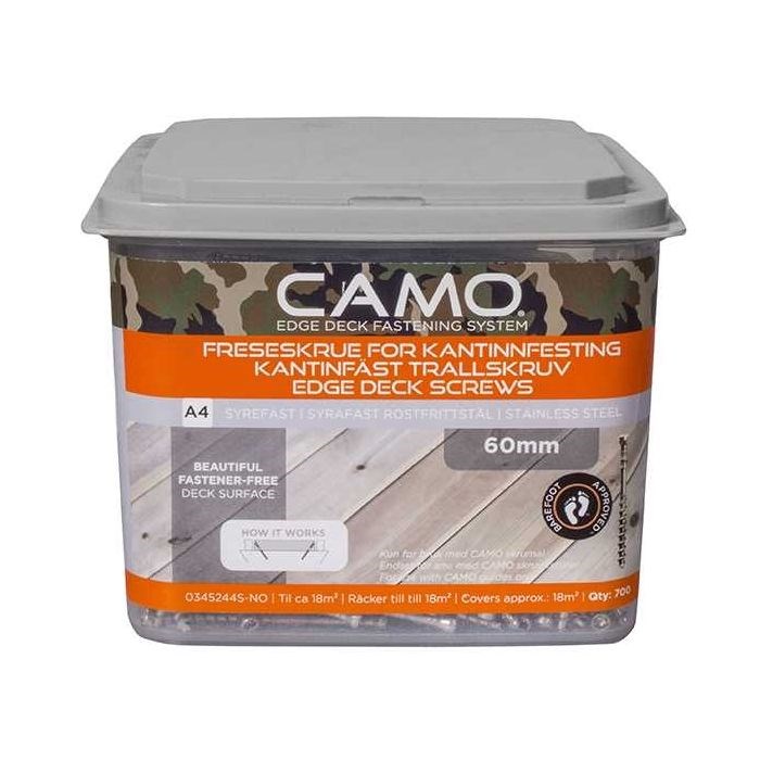 Camo Terrasseskrue A4 700 Stk. inkl. 2 stk. bits