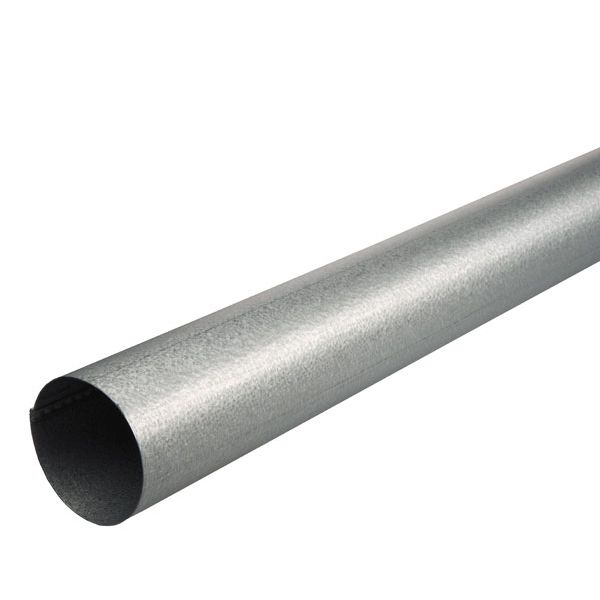 Plastmo AluZink nedløbsrør Ø75 mm - 3 meter