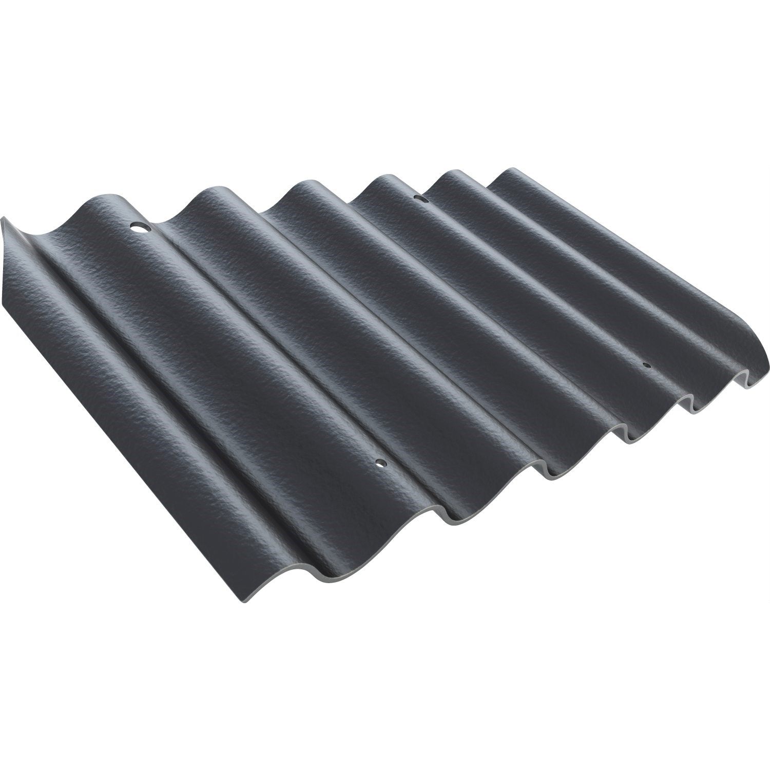 Swisspearl Bølgeplade B7 HJ/HU i sortblå 1100x570 mm