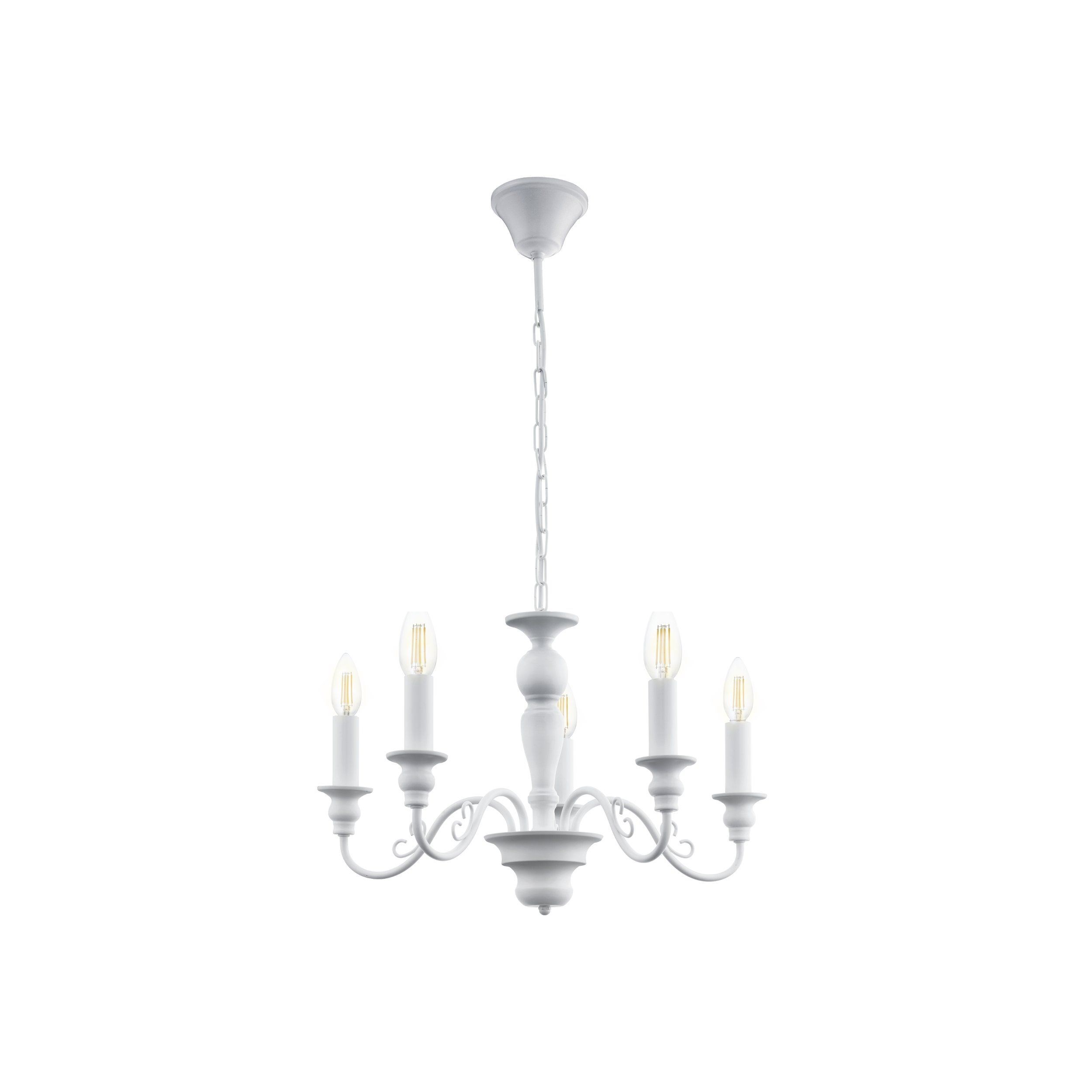 Eglo Caposile lysekrone i hvid - 49851