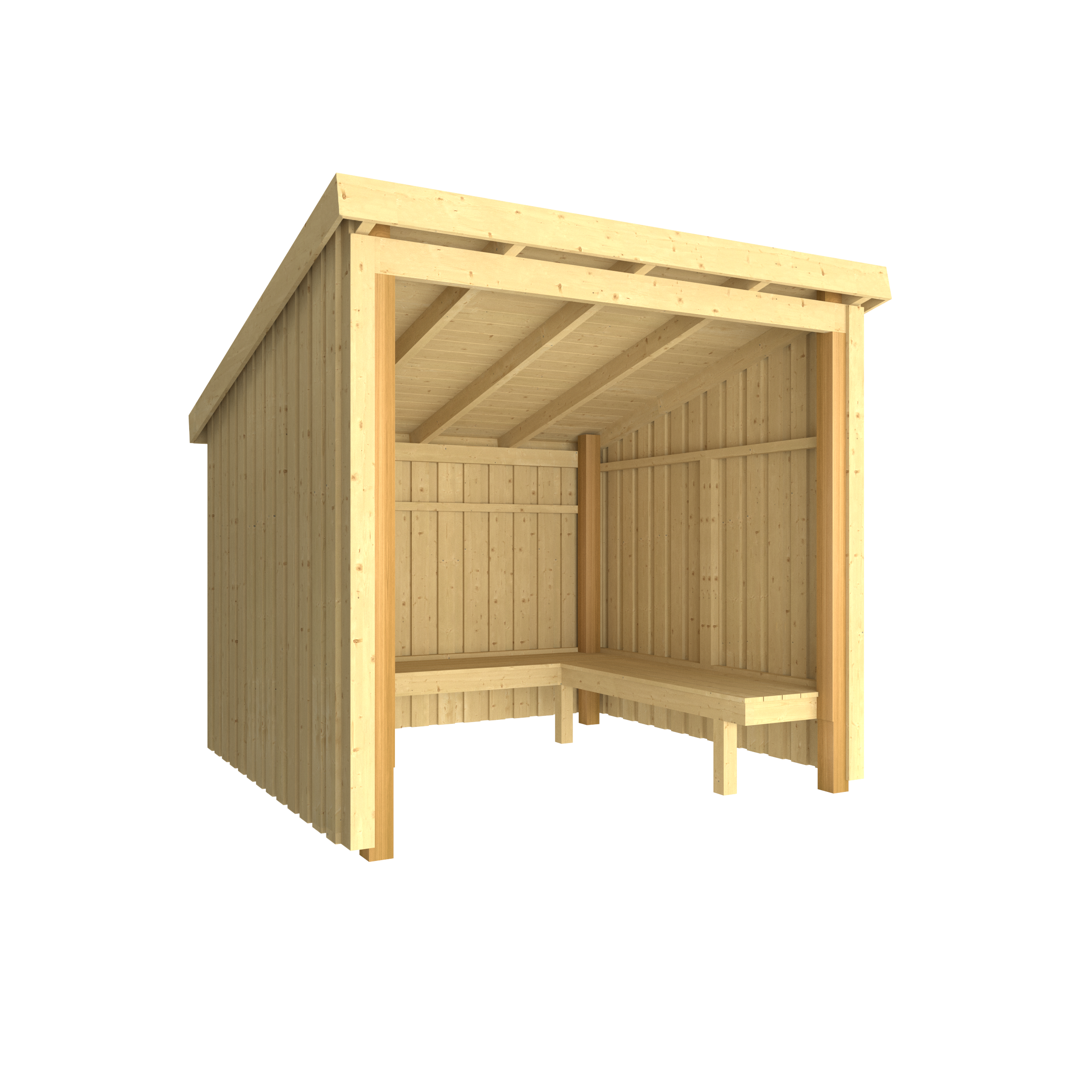 Plus Nordic Bålhytte 5 m² - Type 1A
