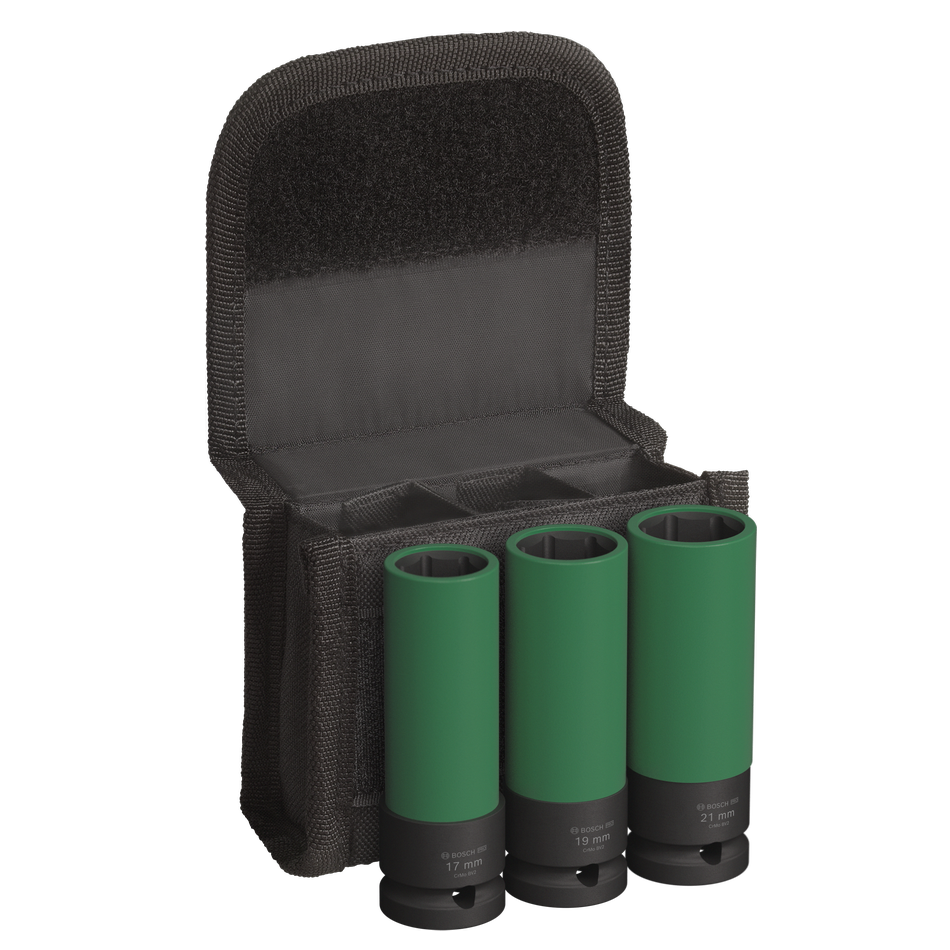 Bosch Professional PRO Impact 1/2" Slagtoppesæt med 3 dele