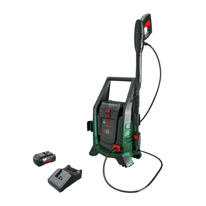Bosch UniversalAquatak 36V-100 Batteridrevet højtryksrenser med 4,0Ah batteri og lader