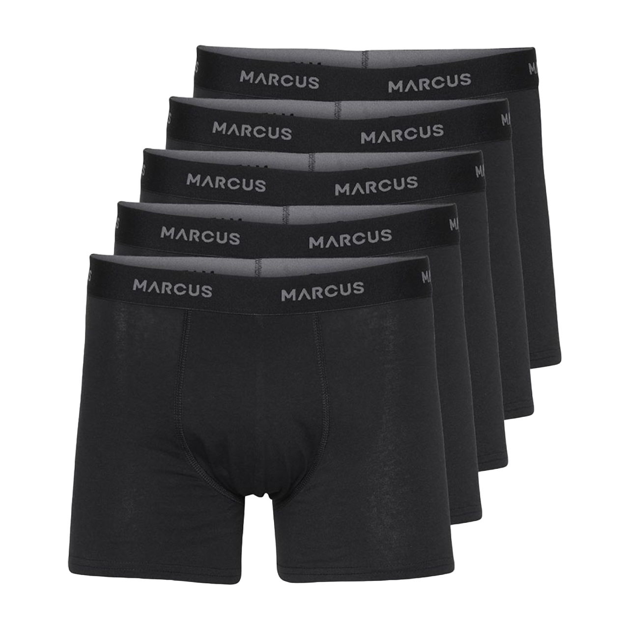 Marcus Roxy Solid Underbuks i sort 5-pak - Str. S