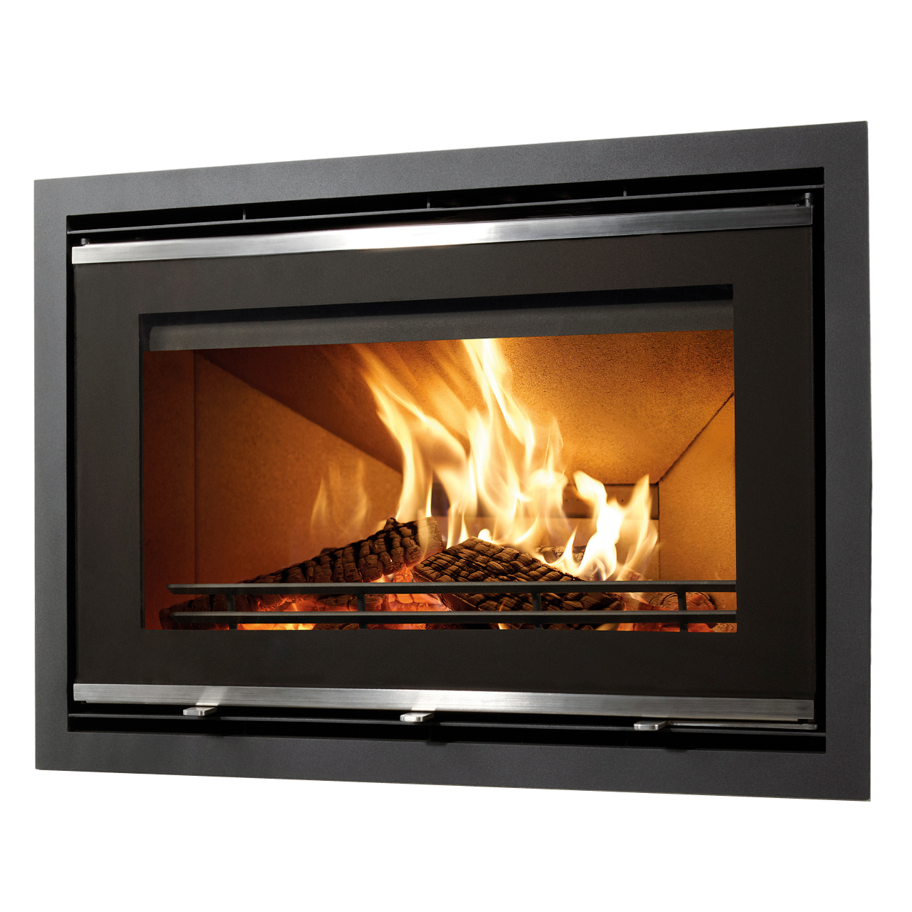 Westfire Uniq 32 Pejseindsats m/ smal ramme og glasfront