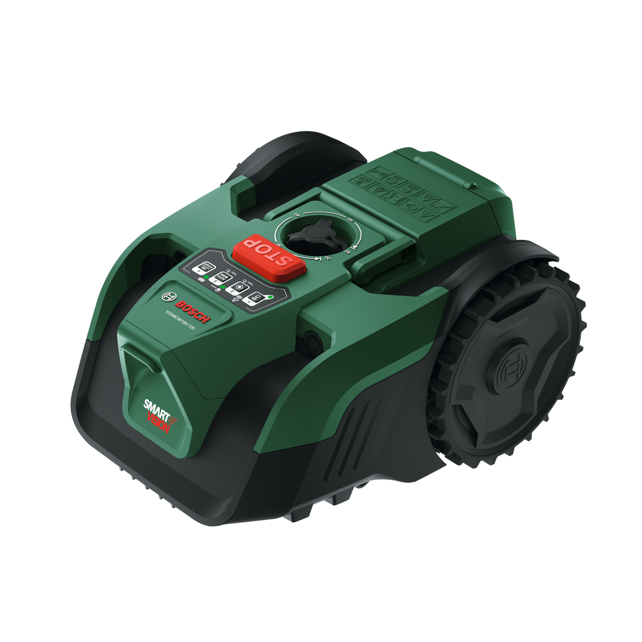 Bosch Visimow 18V-100 Robotplæneklipper med 4,0Ah batteri, lader og reserveklingesæt
