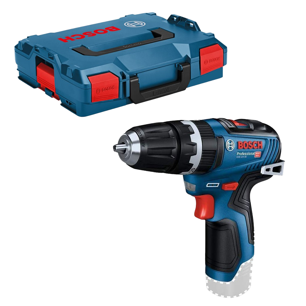Bosch Professional GSB 12V-35 Slagbore-/skruemaskine – Solo L-BOXX