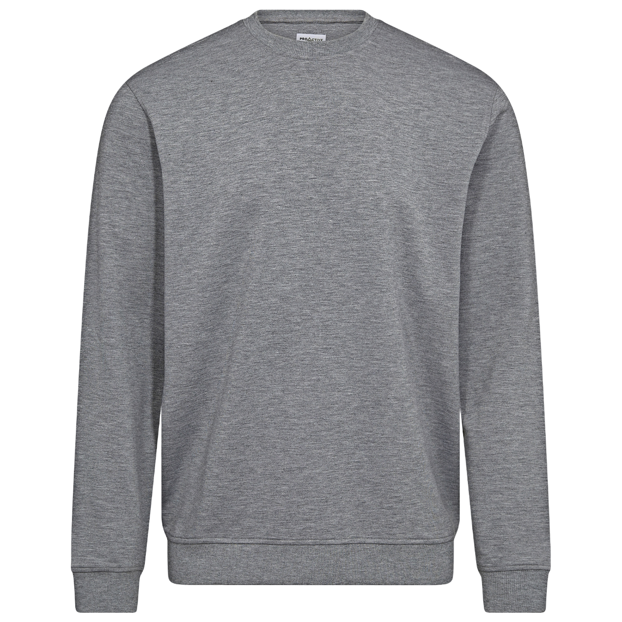 ProActive Bambus Sweatshirt i lysgrå melange - Str. M