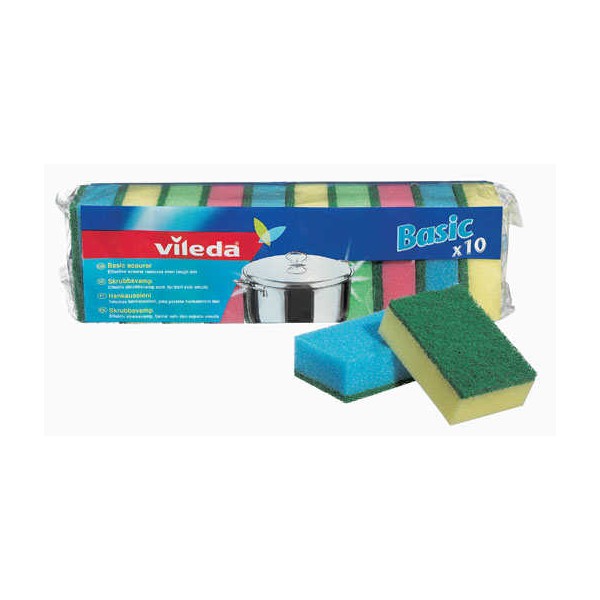 Vileda Grydesvamp Rainbow 10stk