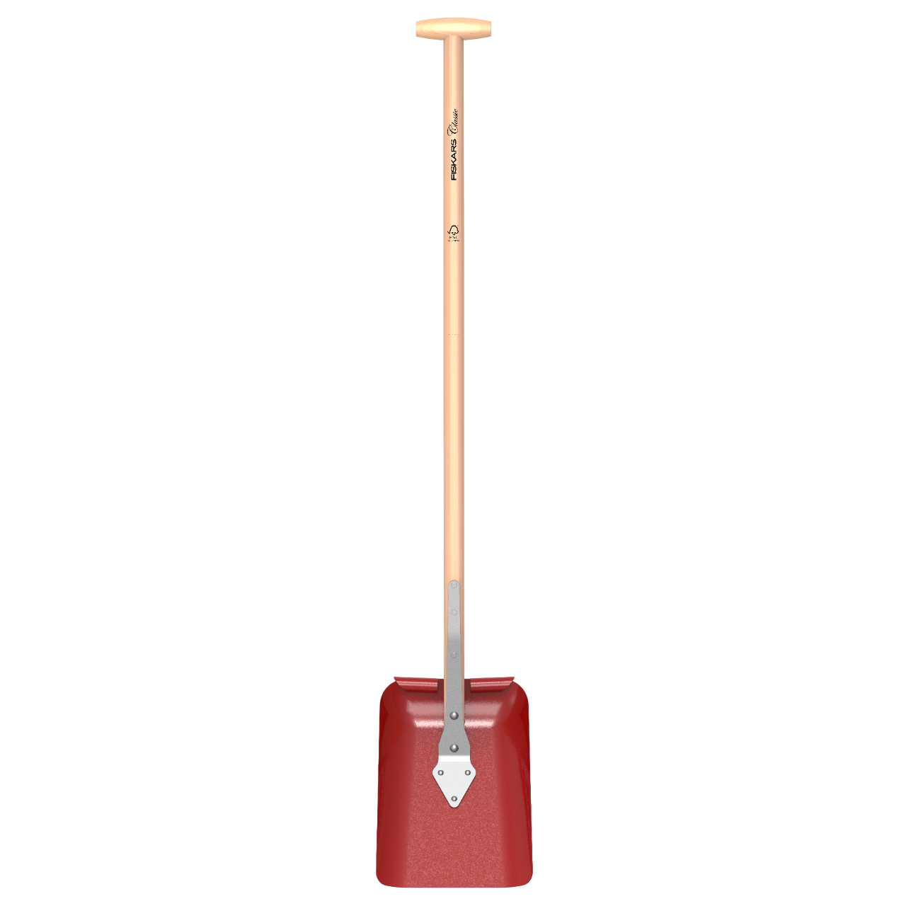 Fiskars Classic Graveskovl med tråd, lakeret
