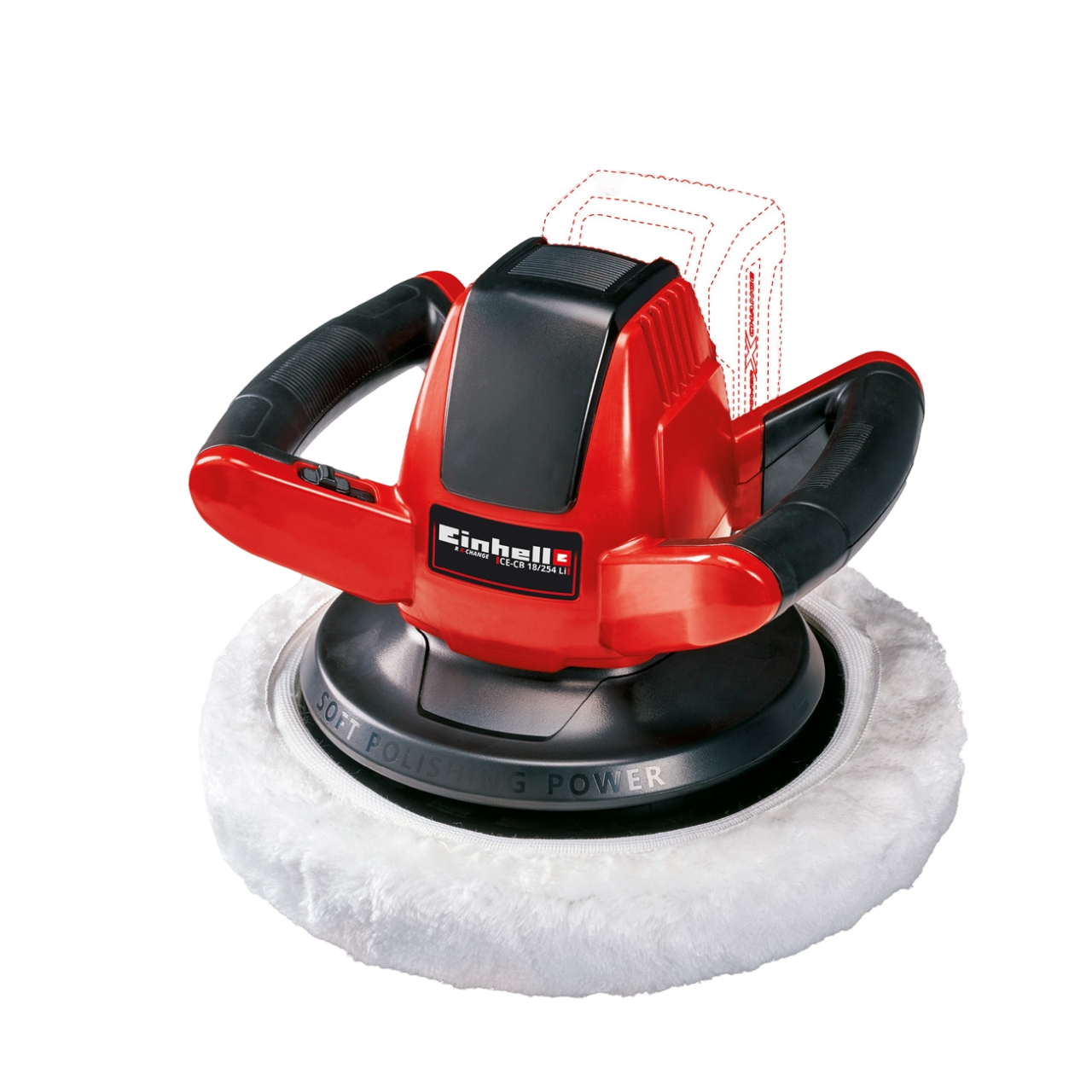 Einhell CE-CB 18V/254 Li Poleremaskine – Solo