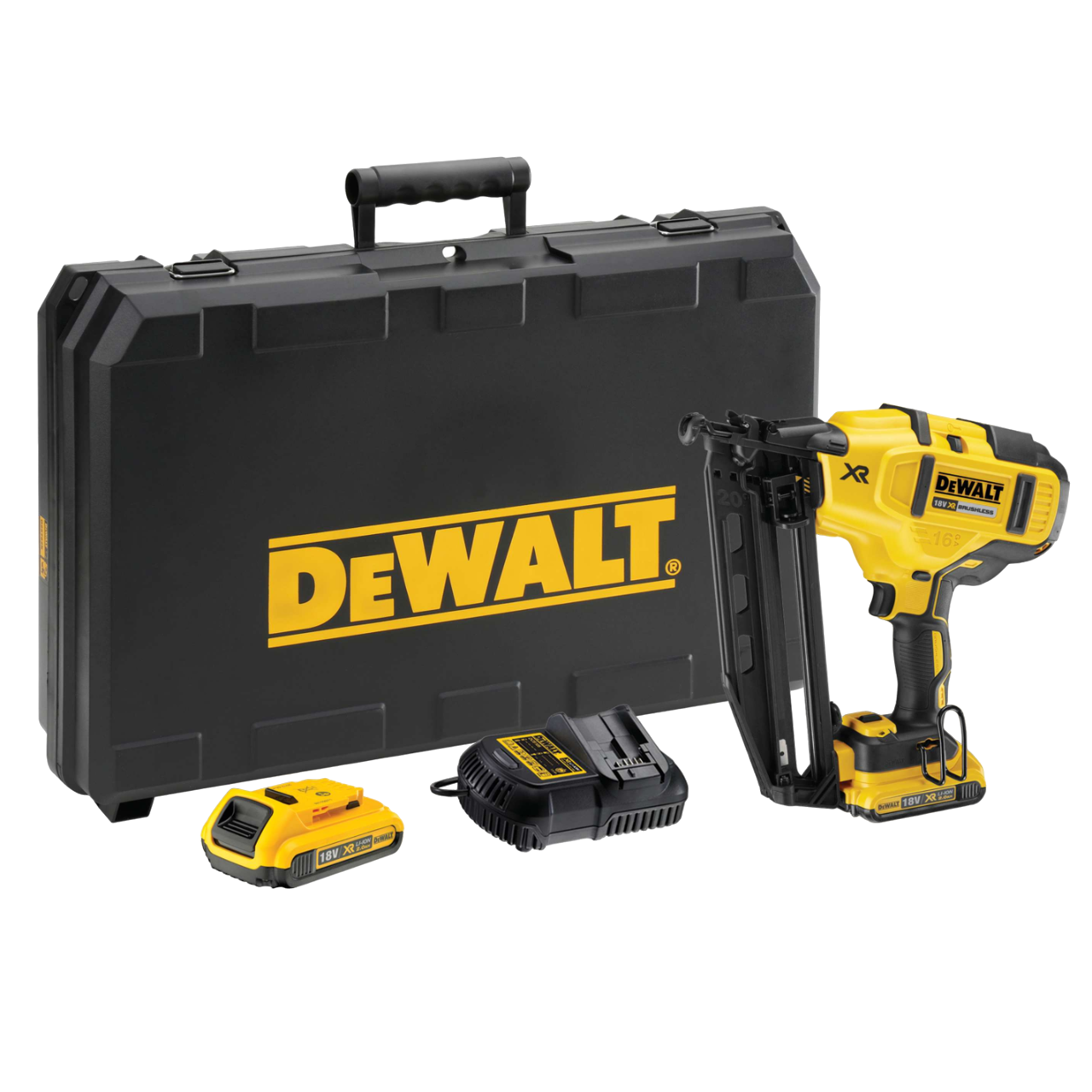 DeWALT DCN660N-XJ 18V XR Dykkerpistol med 2 stk. 2,0Ah batteri og lader