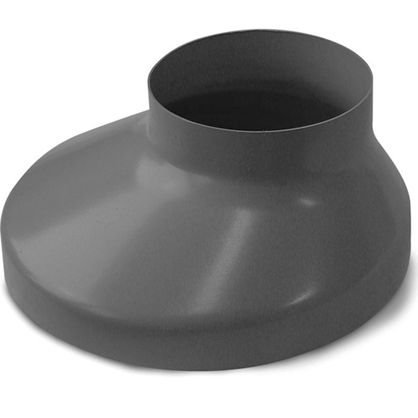 Plastmo plast 110 mm brøndkrave 90 mm i grafit