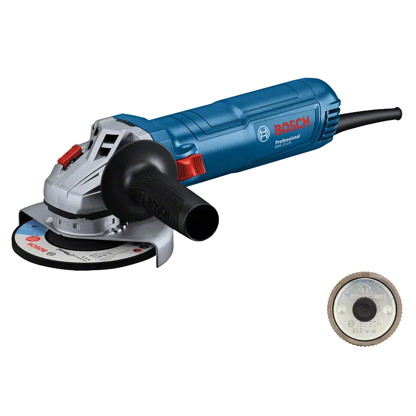 Bosch Professional GWS 12-125 Vinkelsliber med SDS-møtrik 230V