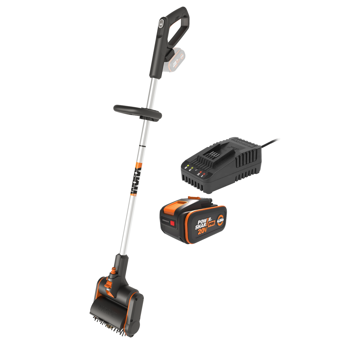 Worx WG441E 20V PowerShare Multirenser med 4,0Ah batteri og lader