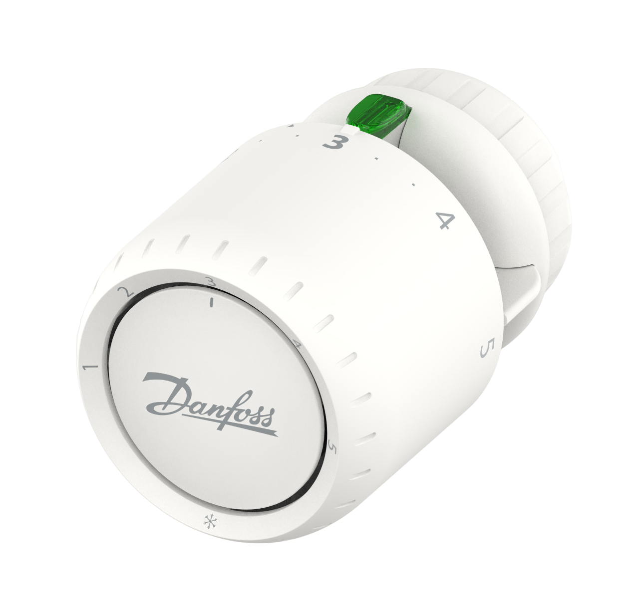 Danfoss Aveo RA termostat med snapkobling i hvid