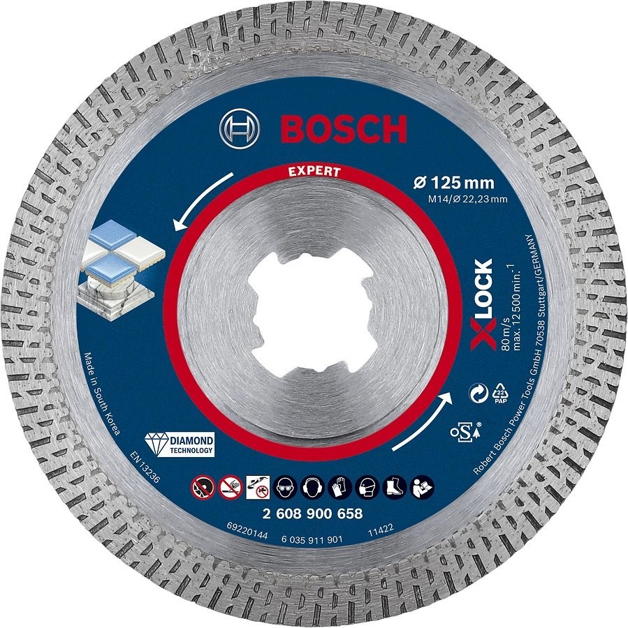 Bosch Hard Ceramic X-Lock Diamantskæreskive 125 mm