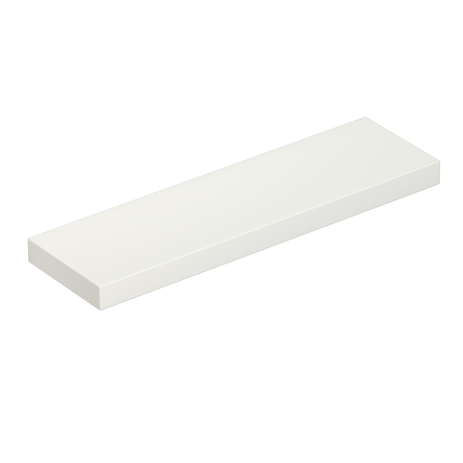 Scanbad Luna svævehylde 50x15x3 cm - hvid mat