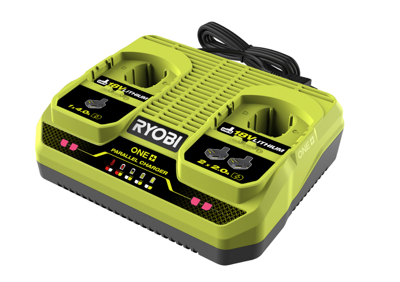 Ryobi RC18240 ONE+ 18V Dobbeltlader