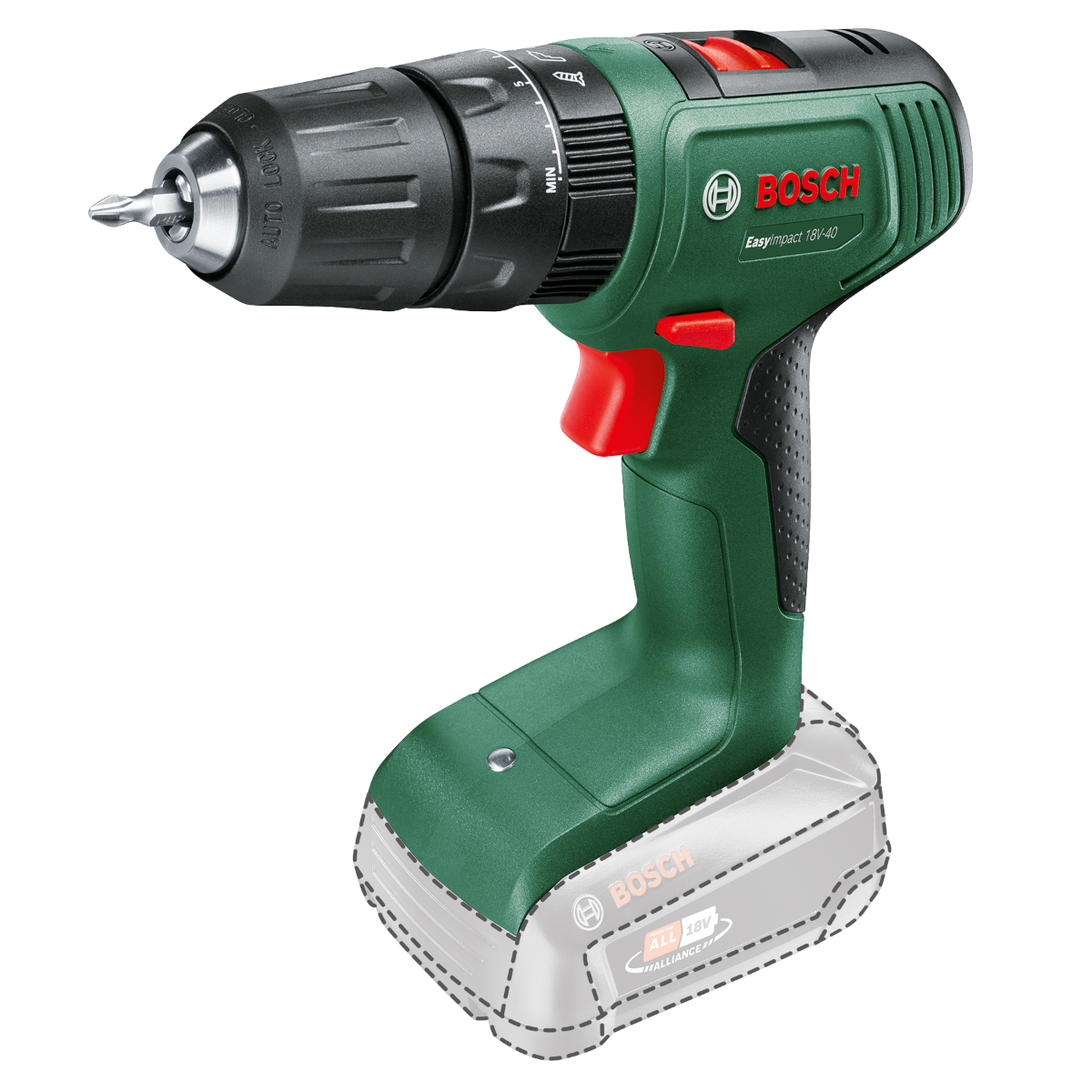 Bosch EasyImpact 18V-40 Slagbore-/skruemaskine – Solo