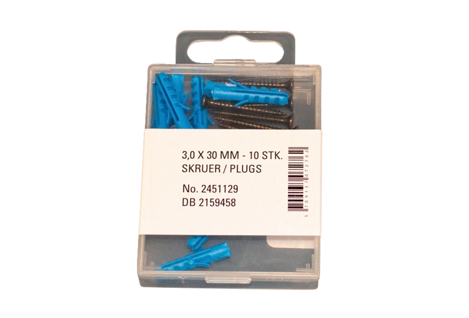 Roliba Gulvskrue 3x30mm - 10 stk.