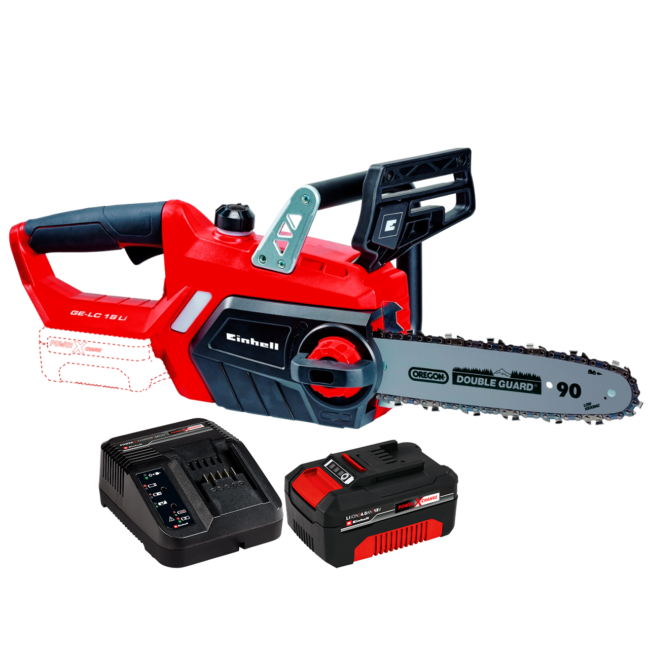 Einhell GE-LC 18V Li Kædesav med 4,0Ah batteri og lader