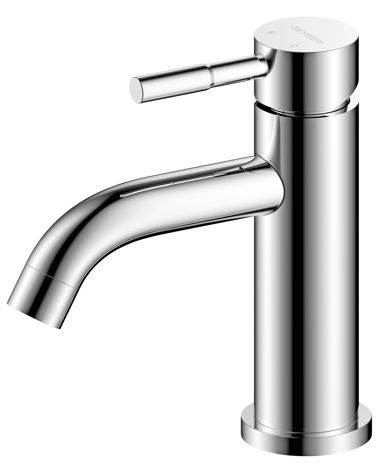 Geyser Delta håndvaskarmatur i rustfrit stål krom