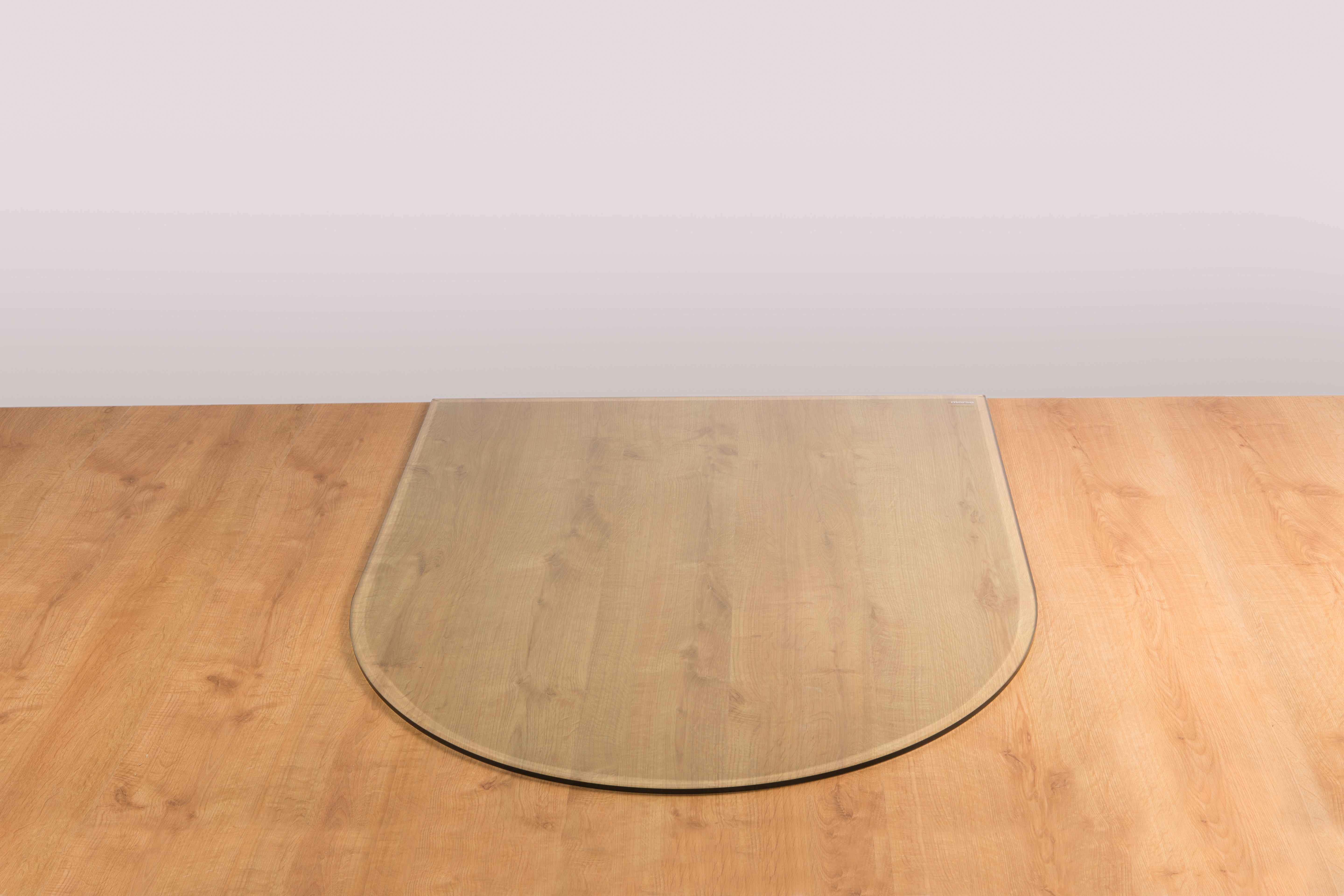 Morsø Halvcirkel gulvplade i glas 100x120 cm