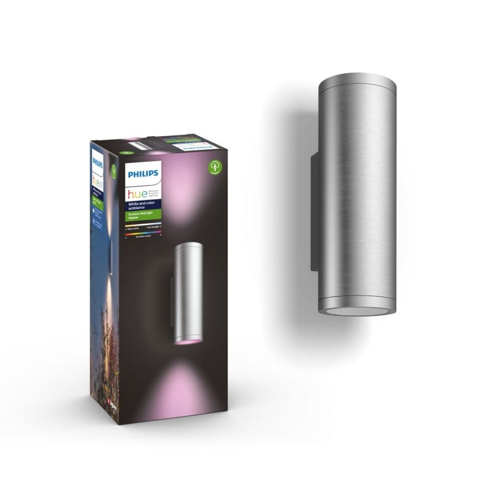 Philips Hue Appear WCA Udendørs væglampe i inox