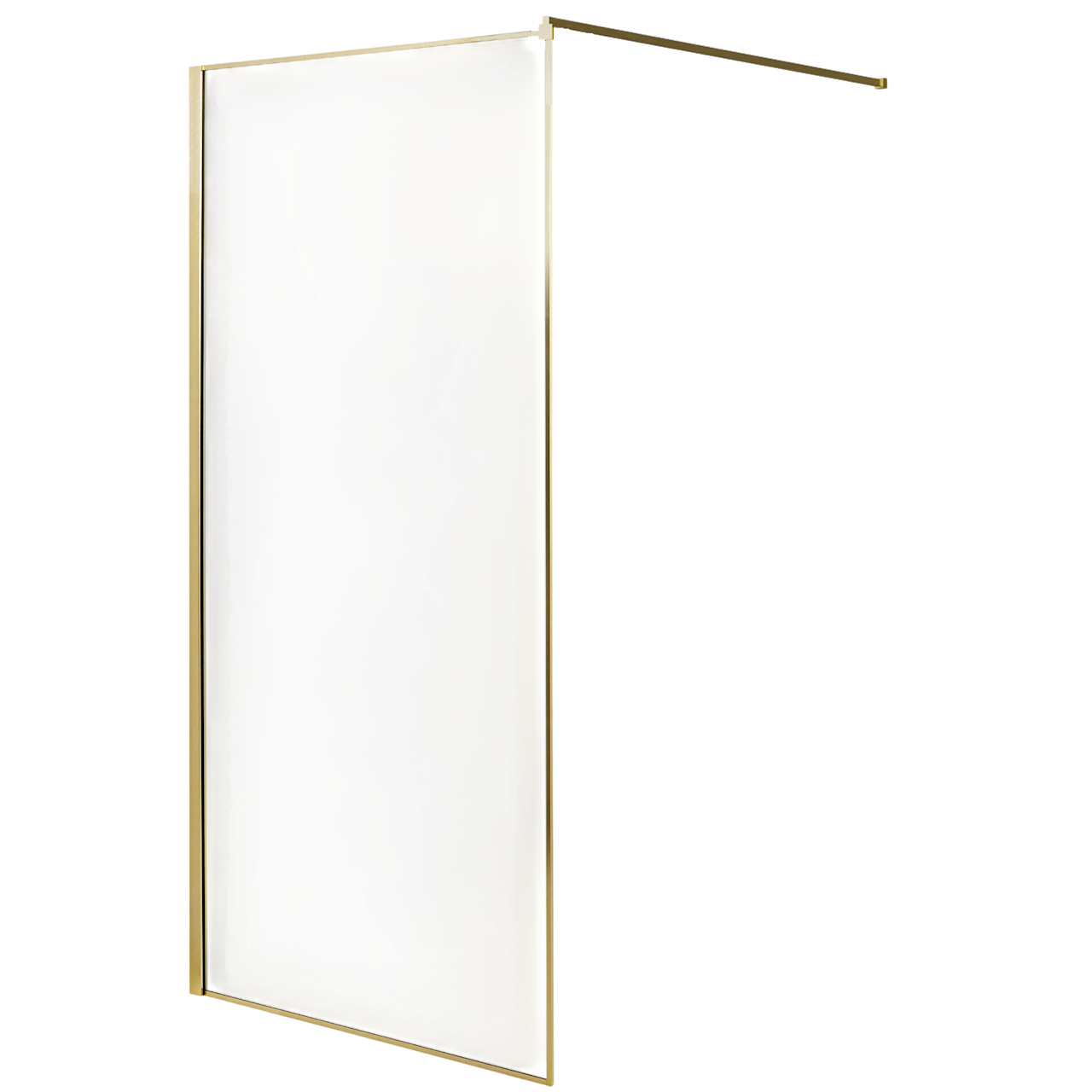 Milobad Brusevæg med ramme i messing 60×200 cm