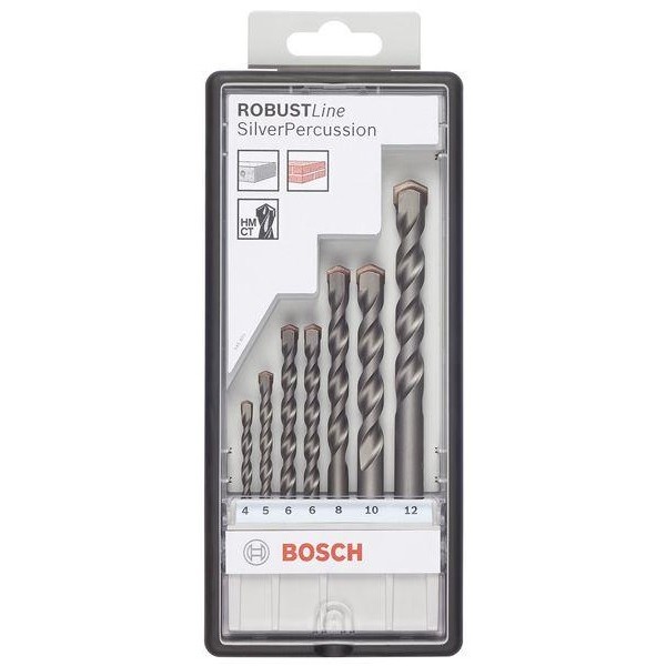 Bosch Robust Line Betonborsæt 4-12 mm - 7 Dele