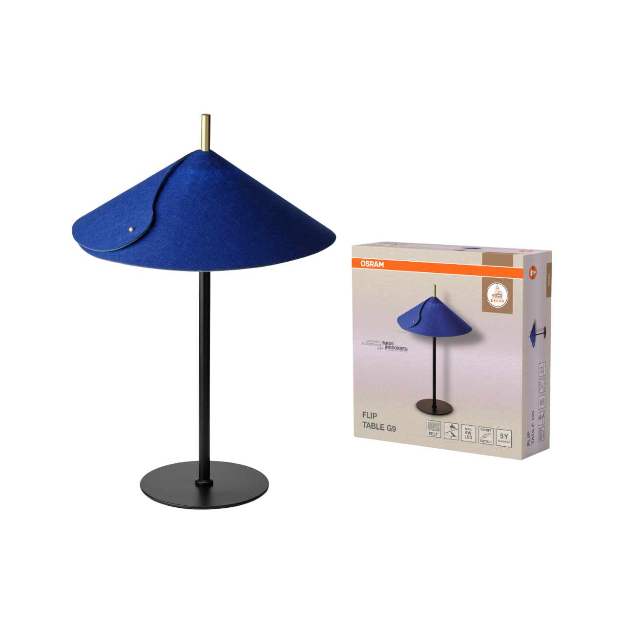Osram Decor Flip Bordlampe i blå
