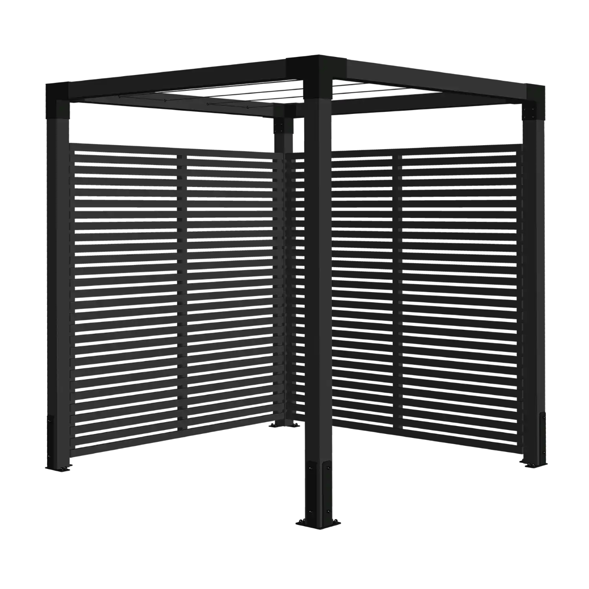 Plus Daylife Model 5 Pergola i sort RAL 9005