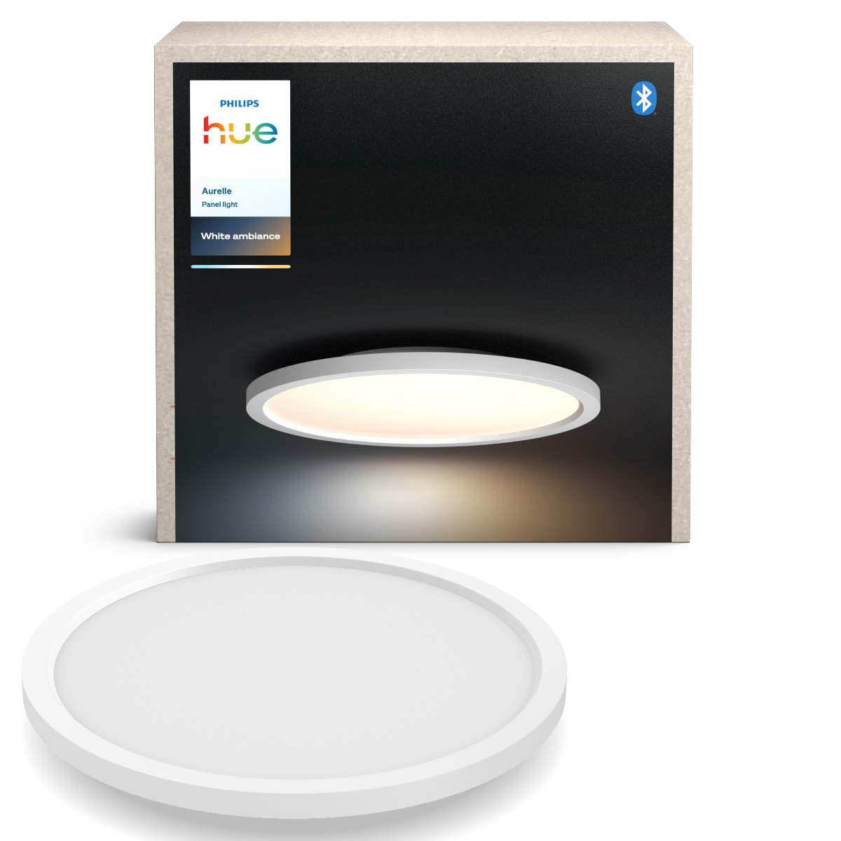 Philips Hue Aurelle WA LED panel, rundt Ø39,5 cm i hvid