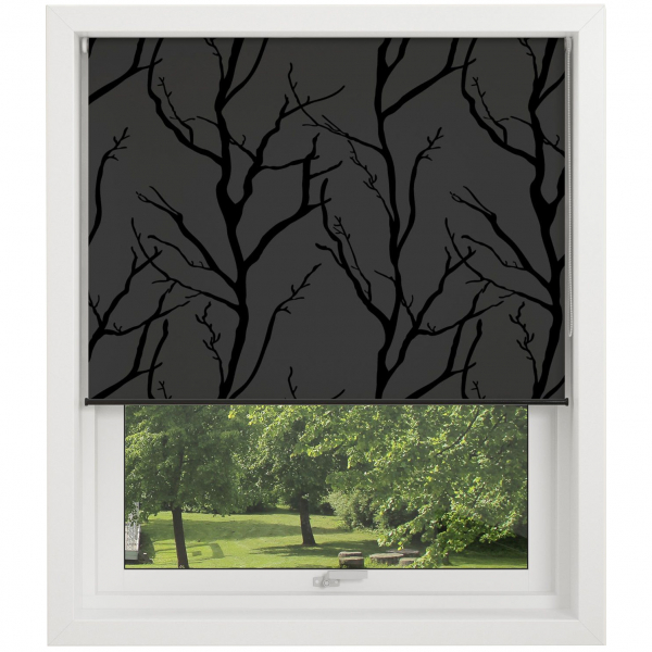 Debel Tree Rullegardin Mørklægning grå 120x175 cm