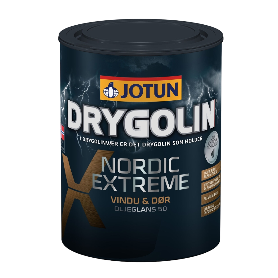 Drygolin Nordic Extreme 0,68L Vindue og dør - Antracitgrå (RAL 7016)