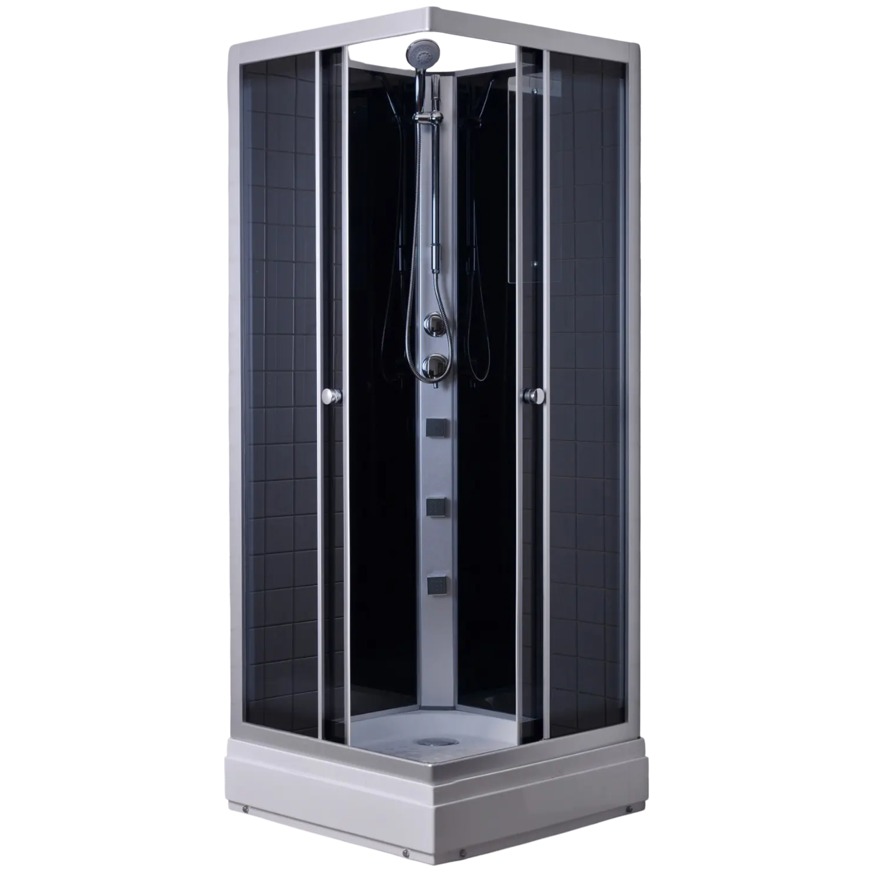 Milobad Rondo Brusekabine 80x80 cm lige