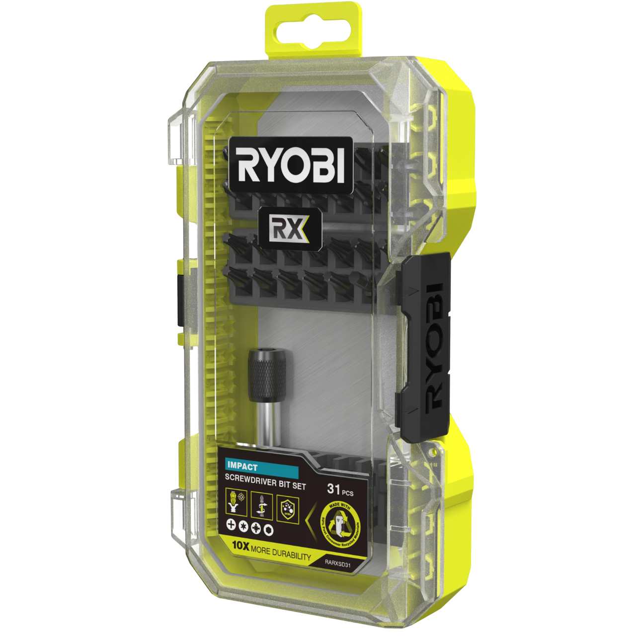 Ryobi RARXSD31 RX Slagbitssæt – 31 dele