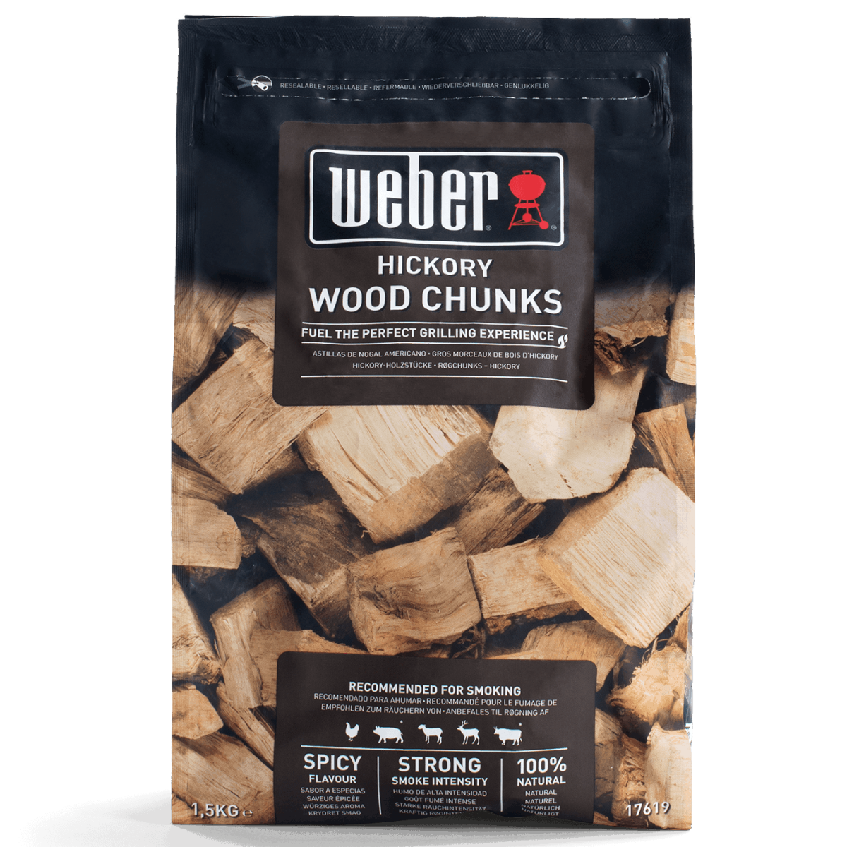 Weber Røgchunks Hickory - 1,5 kg