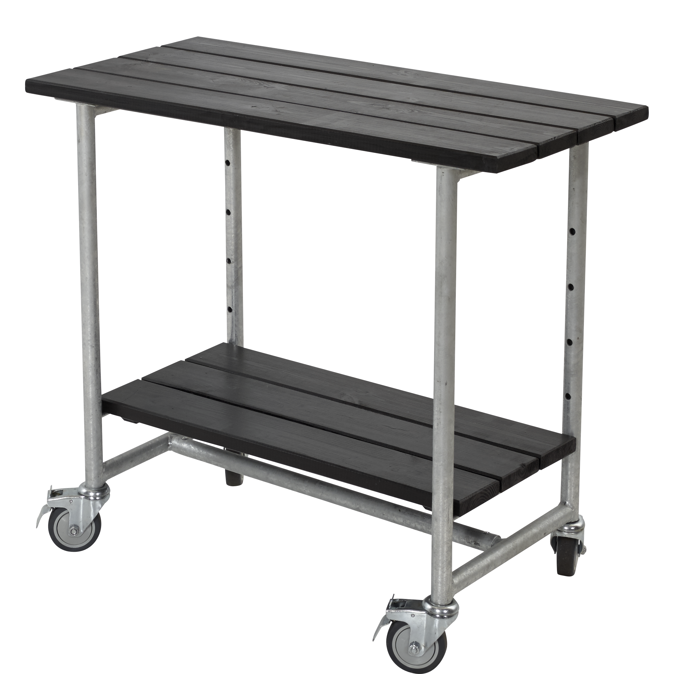Plus Urban Picnic Plante-/Grillbord 100 cm 2 hylder - Sort