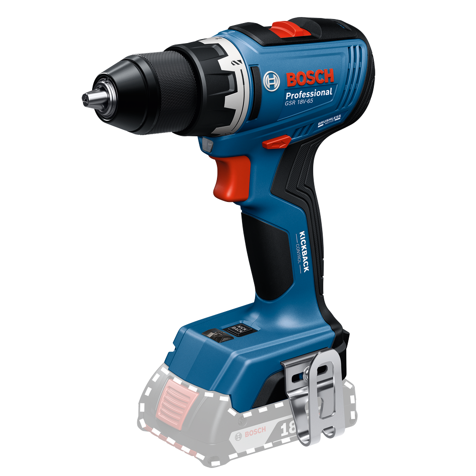 Bosch Professional PRO GSR 18V-65 Bore-/skruemaskine – Solo