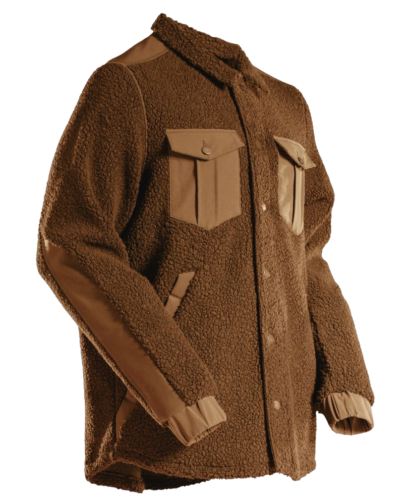 Mascot Customized Fiberpels skjorte i nøddebrun - Str. 2XL