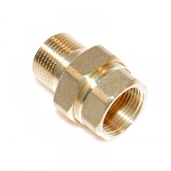 Radiatorforskruning Union 1/2" lige i messing