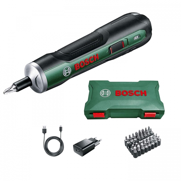 Bosch PushDrive skruemaskine på batteri 3,6V