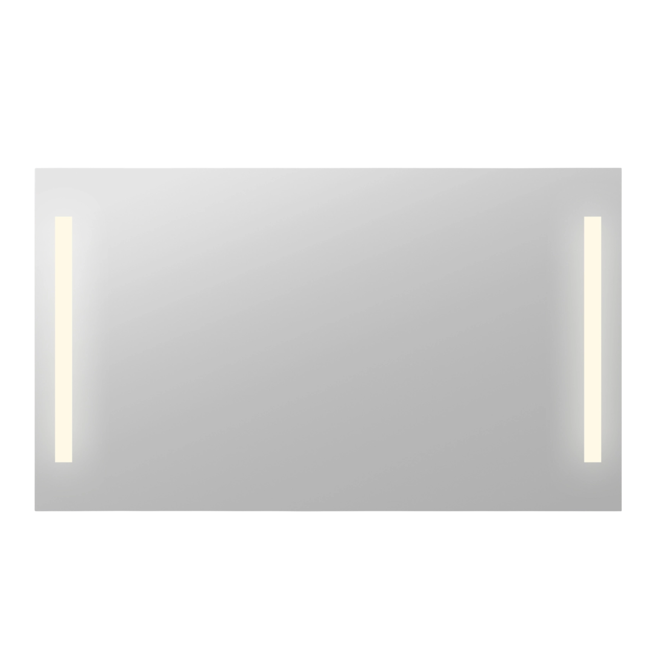 Milobad CL30 Spejl med LED-lys og frostet kant 70x120 cm