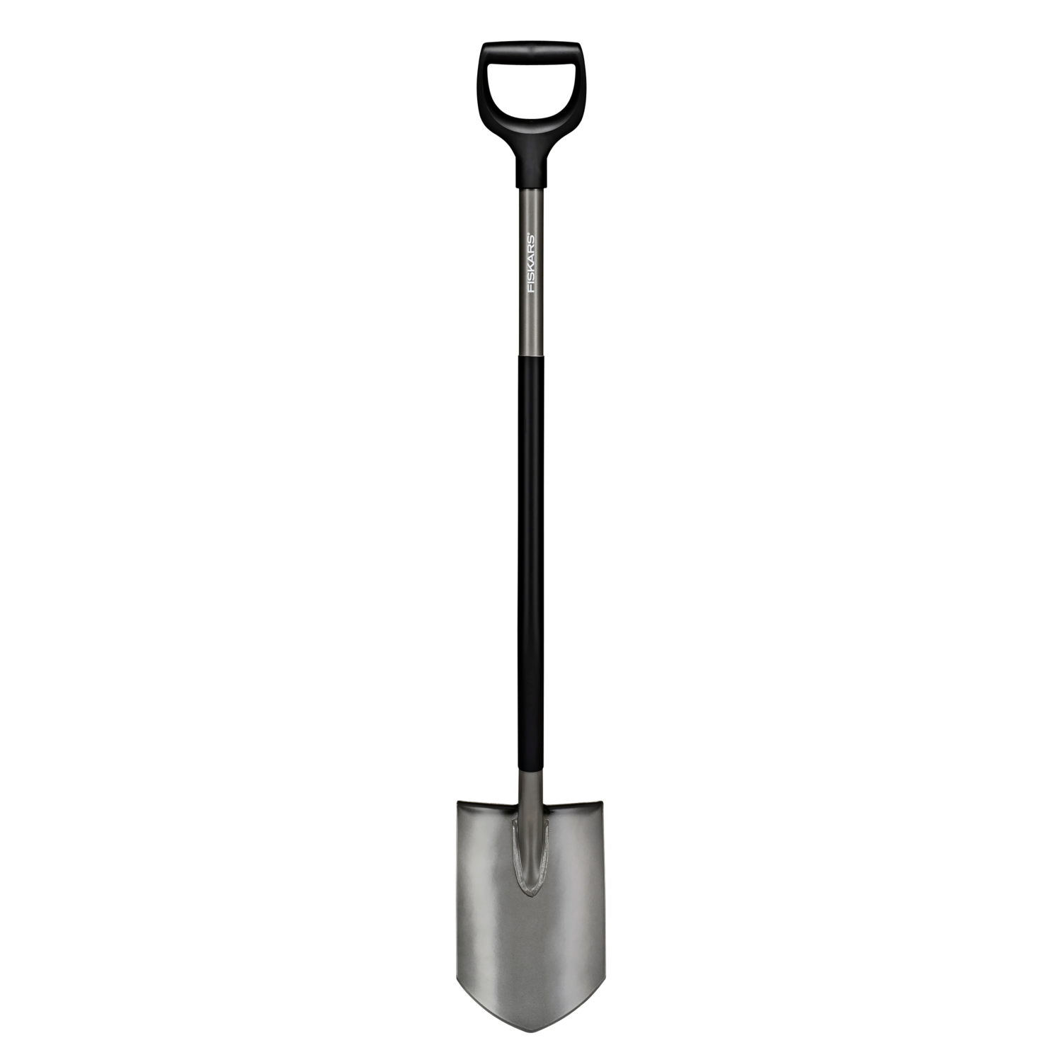 Fiskars Ergonomic Spidsspade i grå